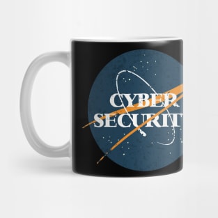 Cyber Security Space Vintage Mug